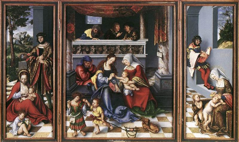  Altarpiece of the Holy Family dsf